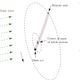 Diagram of how the e-sail concept surfs solar wind. (Credit: Janhunen)
